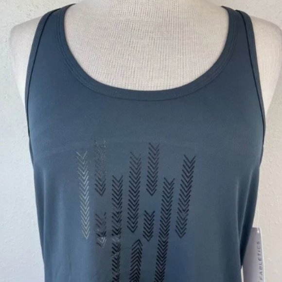 NWT Fabletics Leon Tank Ultra Soft Racerback Performance Top Black SZ XL NWT! - Picture 5 of 16